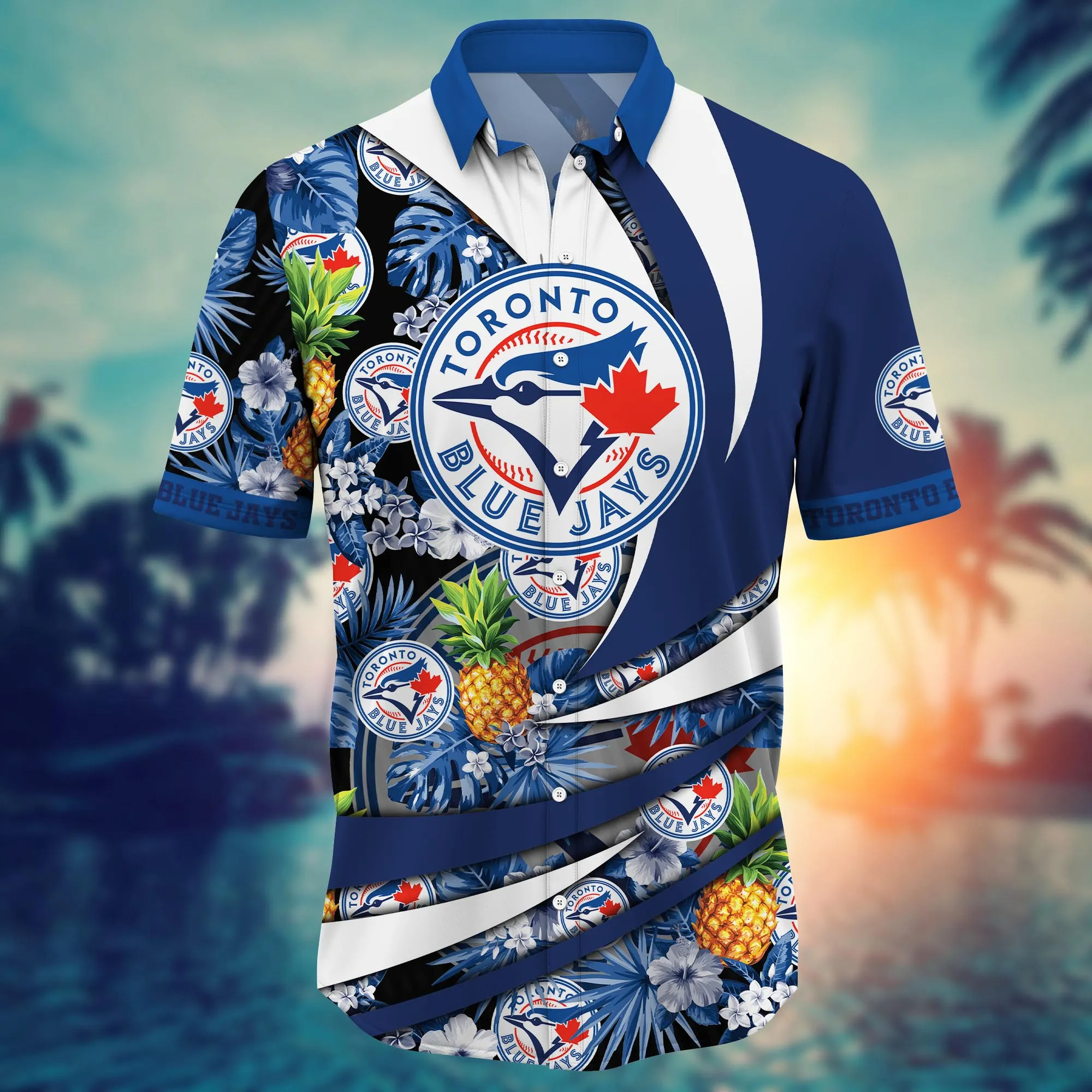 Toronto Blue Jays MLB Hawaiian Shirt Outdoor Movies Aloha Shirt