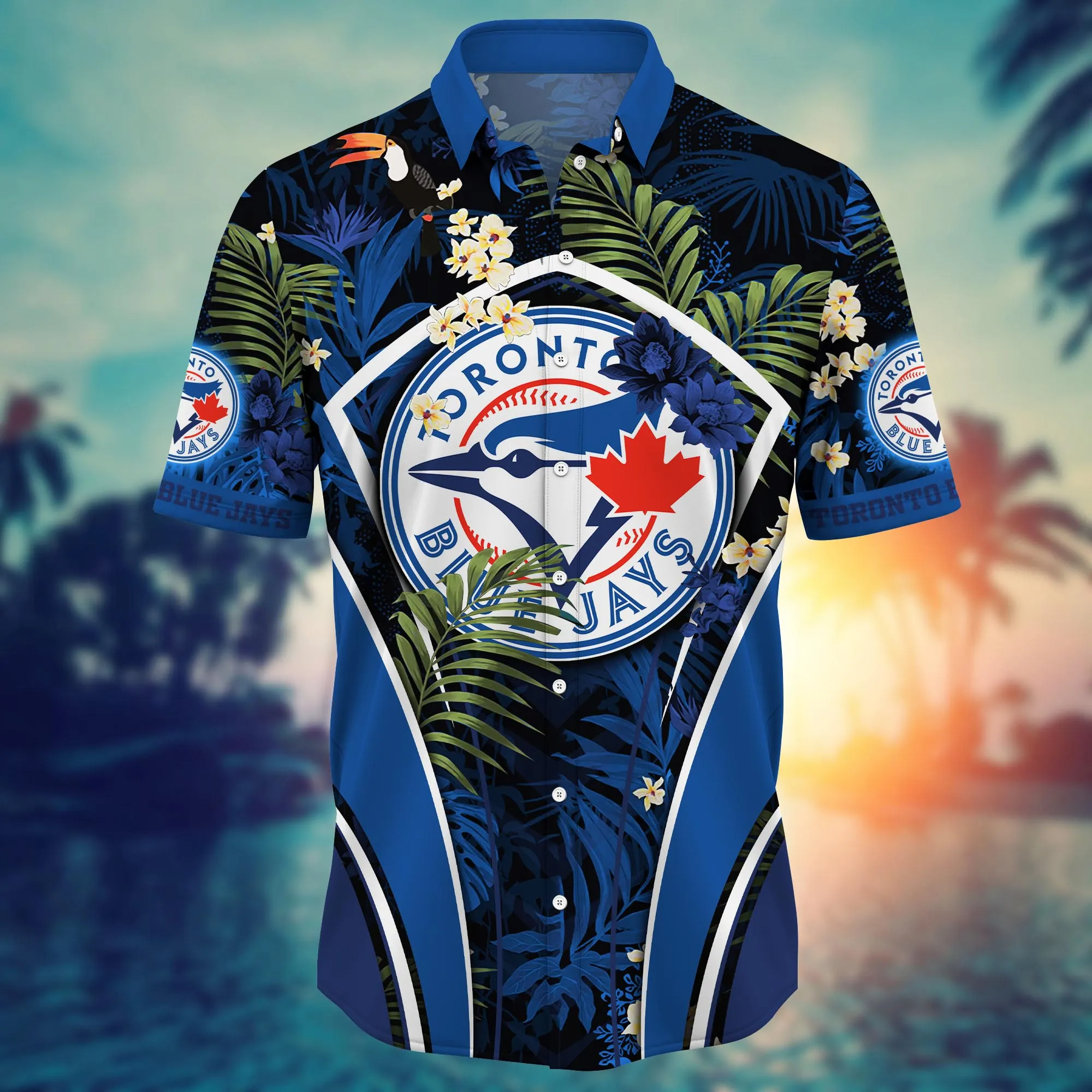 Toronto Blue Jays MLB Hawaiian Shirt Seaside Aloha Shirt