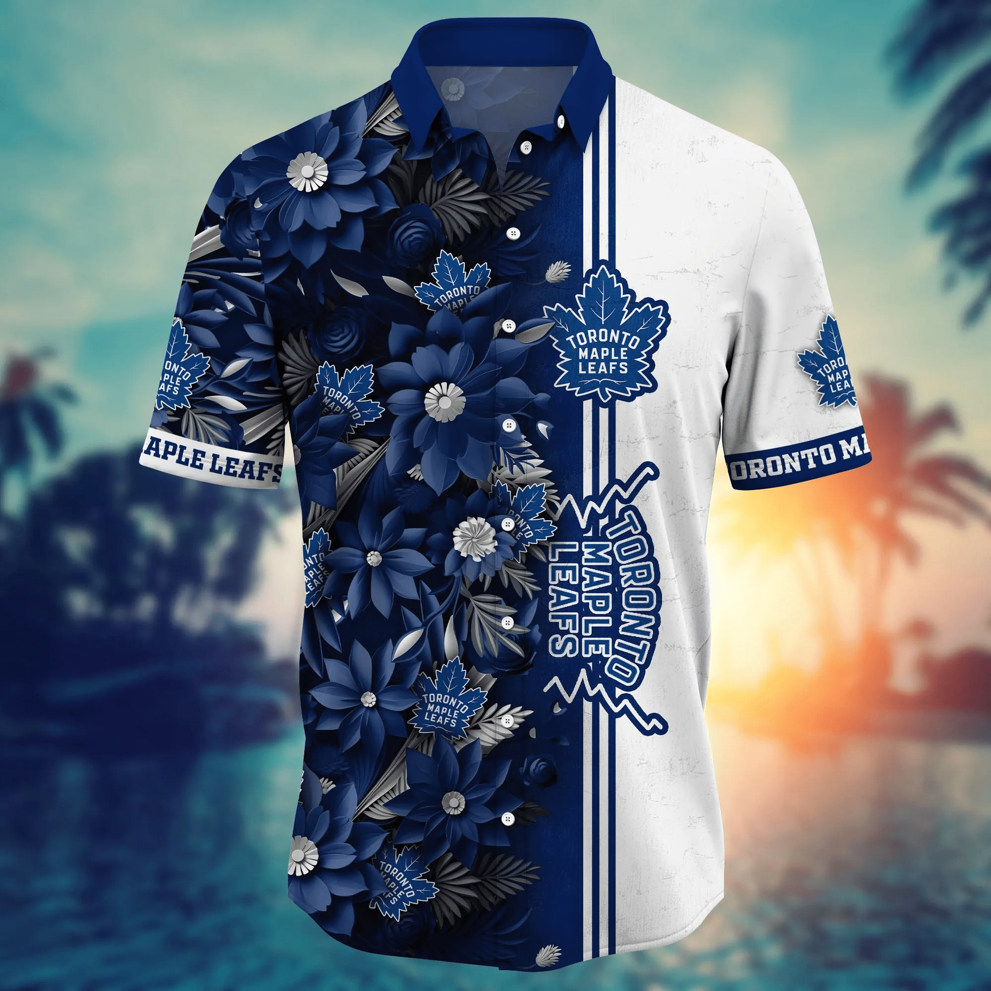 Toronto Maple Leafs NHL Hawaiian Shirt Custom June Aloha Shirt