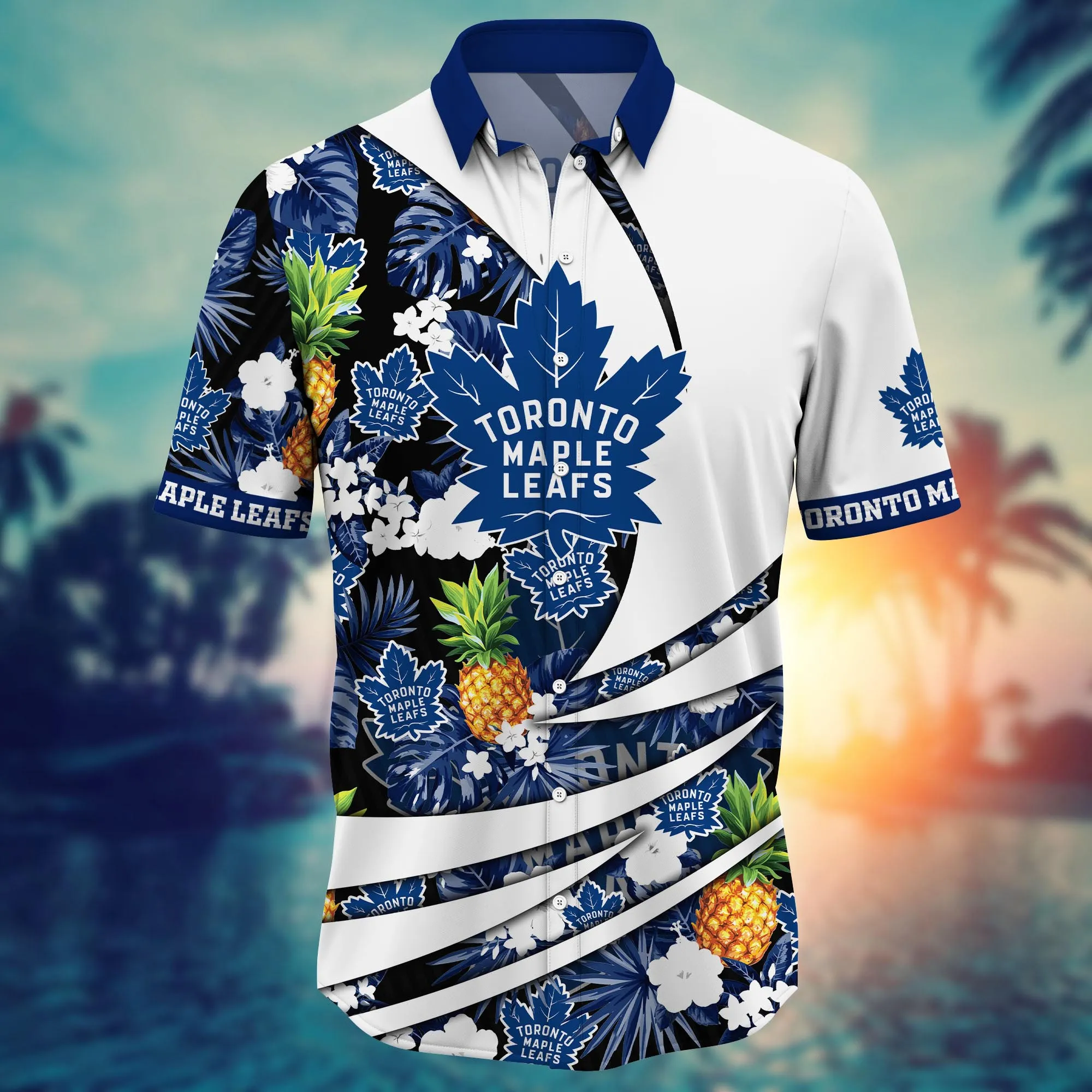 Toronto Maple Leafs NHL Hawaiian Shirt Pool Parties Tournament Play Shirts