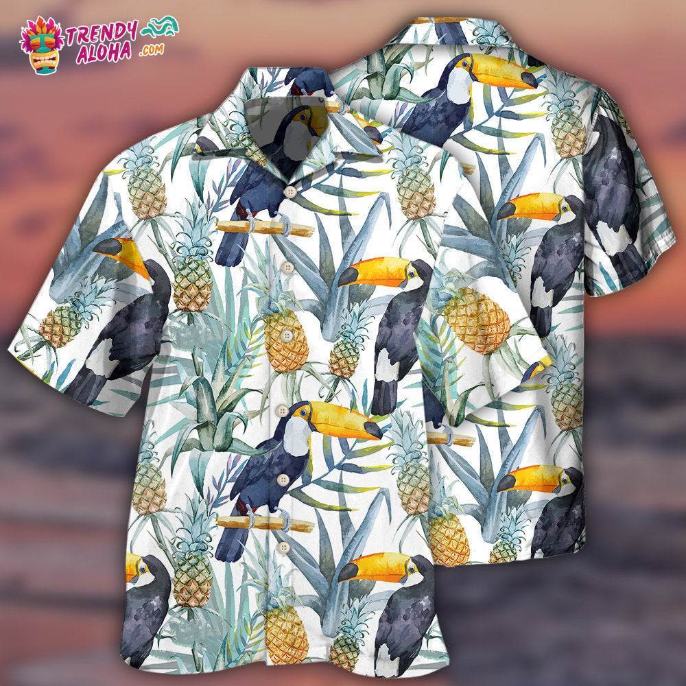 Toucan Tropical Bird Basic Hawaiian Shirt – Trendy Aloha