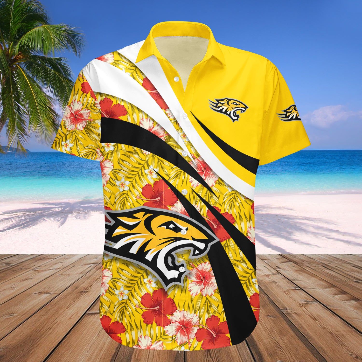 Towson Tigers Hawaii Shirt Hibiscus Sport Style – NCAA