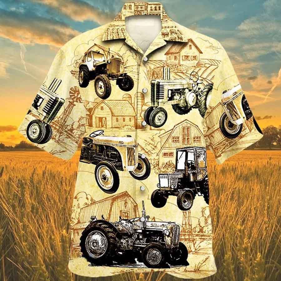 Tractor Farm Vintage Hawaii Trendy Hawaiian Shirt, Farm Clothing Trendy Hawaiian Shirt Tractor Farm Vintage Hawaii Trendy Hawaiian Shirt, Farm Clothing Trendy Hawaiian Shirt
