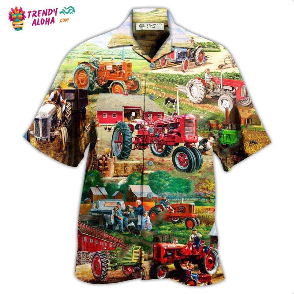 Tractor Life Is Better On Papa’S Hawaiian Shirt – Trendy Aloha Tractor Life Is Better On Papa’S Hawaiian Shirt – Trendy Aloha