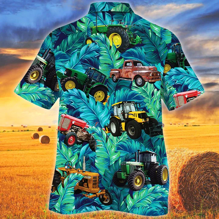 Tractor Lovers Gift Trendy Hawaiian Shirt, Animal Trendy Hawaiian Shirt Men, Women, Gift For Dolphin Lovers