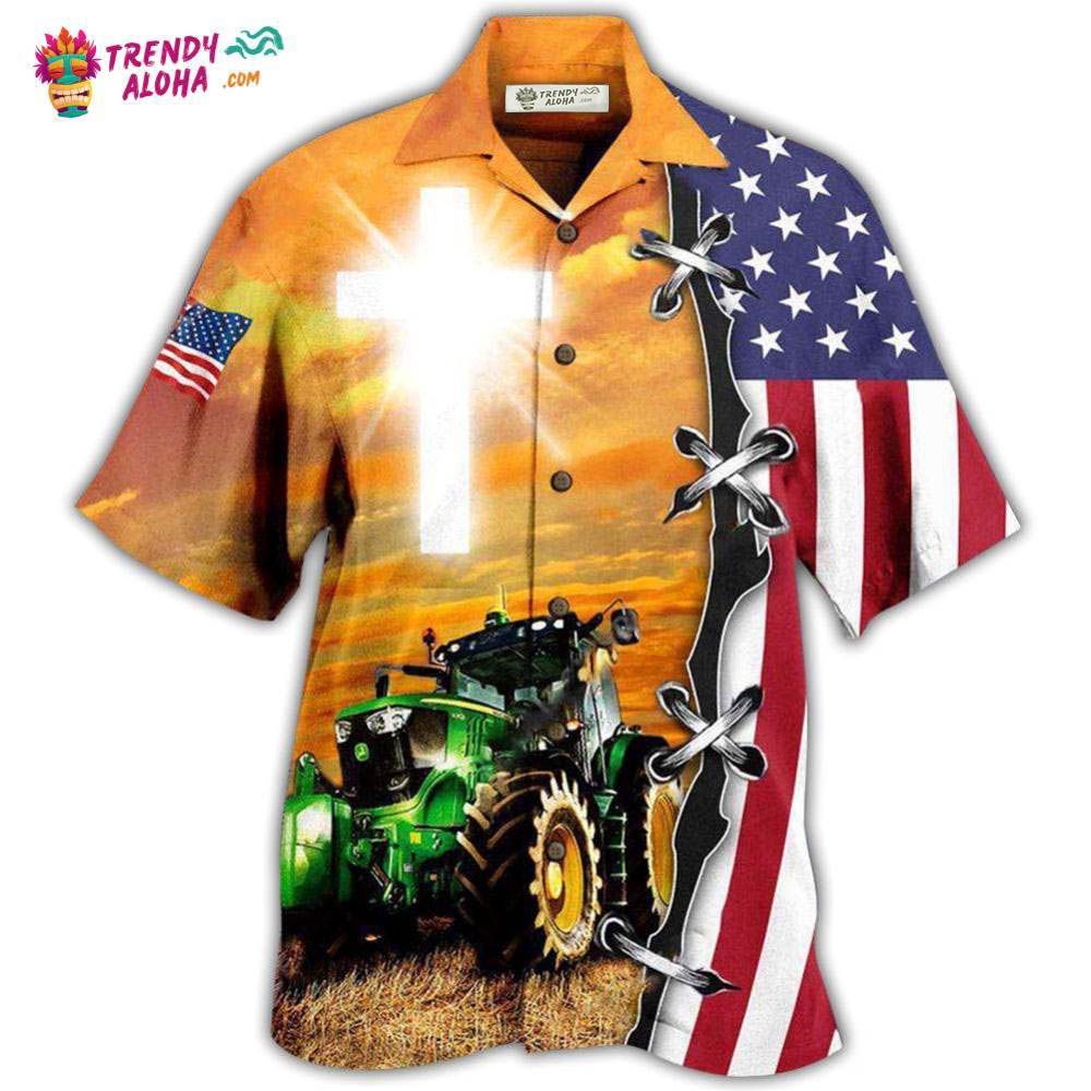 Tractor Proud To Be A Farmer Hawaiian Shirt – Trendy Aloha Tractor Proud To Be A Farmer Hawaiian Shirt – Trendy Aloha