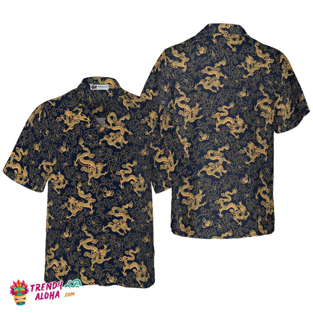 Traditional Chinese Dragon Hawaiian Shirt