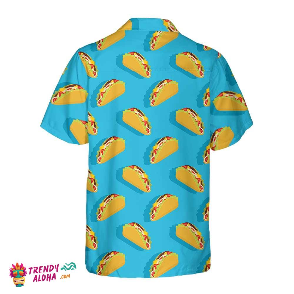 Traditional Mexican Food Taco Hawaiian Shirt, Short Sleeve Taco Shirt For Men And Women, Funny Taco Gift For Taco Lovers