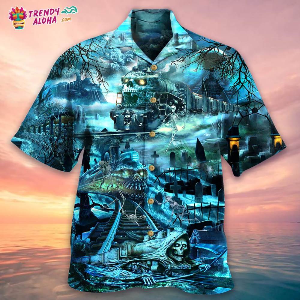 Train Ghost Honor Hawaiian Shirt – Trendy Aloha