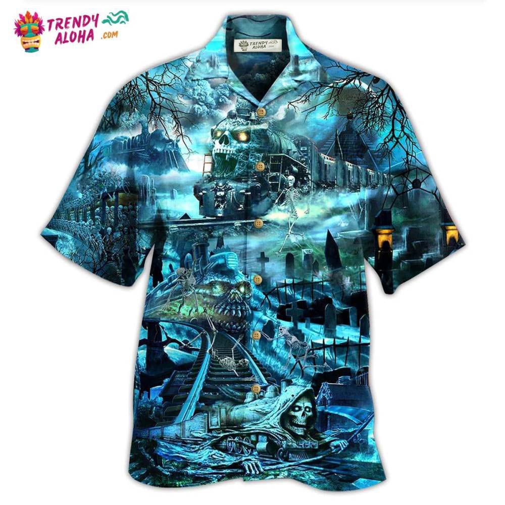 Train Ghost Honor Hawaiian Shirt – Trendy Aloha Train Ghost Honor Hawaiian Shirt – Trendy Aloha
