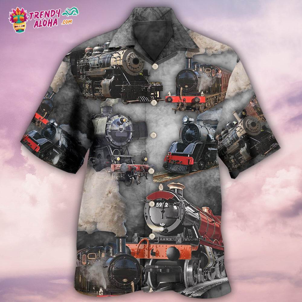 Train Going To A Mysterious Land Hawaiian Shirt – Trendy Aloha