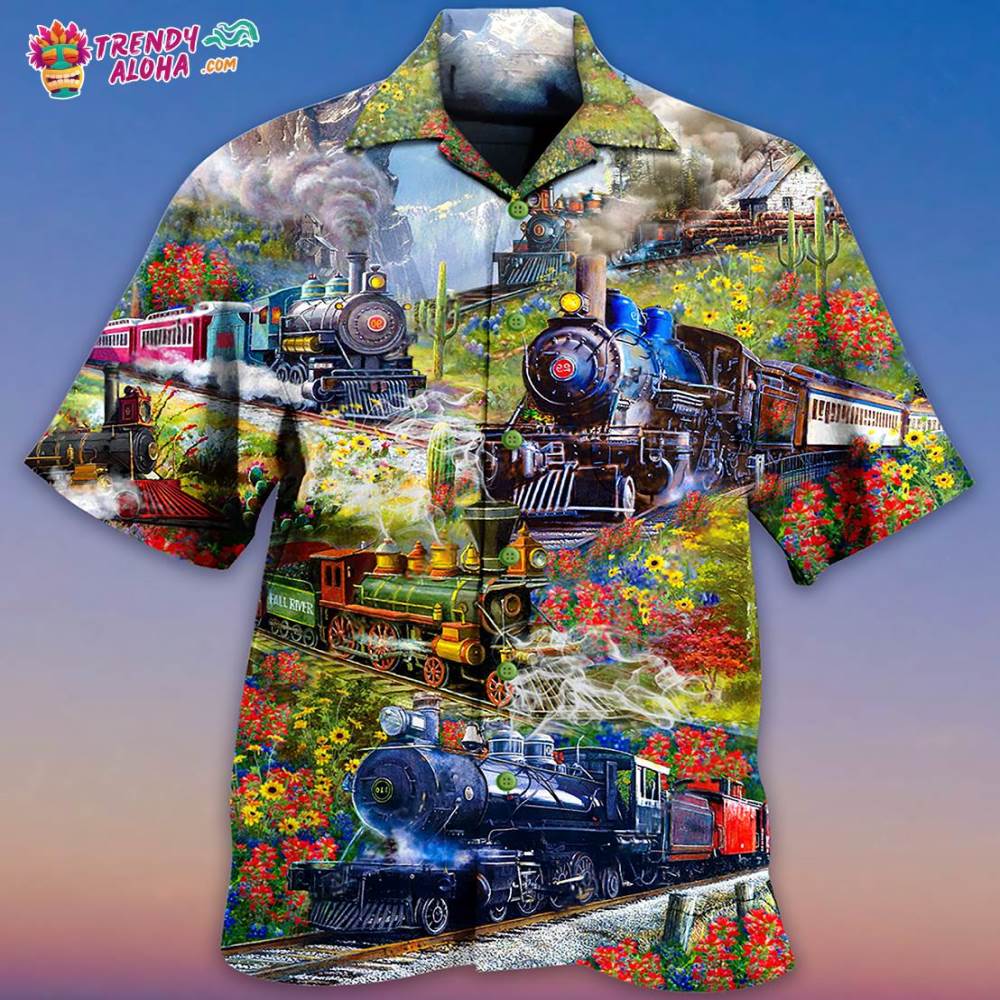 Train On Spring Hill Hawaiian Shirt – Trendy Aloha