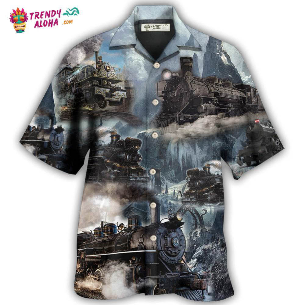 Train Style Near The Stream Hawaiian Shirt – Trendy Aloha