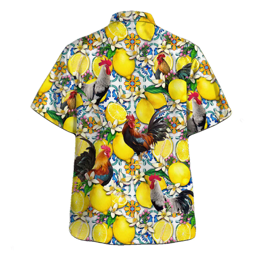 Trendy Hawaiian Shirt For Farm Lovers, Rooster Trendy Hawaiian Shirt For Men And Woman Clothing For Summer