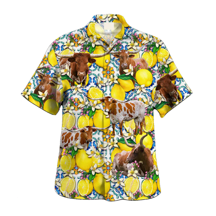 Trendy Hawaiian Shirt For Farm Lovers, Texas Longhorn Trendy Hawaiian Shirt For Men And Woman Clothing For Summer Trendy Hawaiian Shirt For Farm Lovers, Texas Longhorn Trendy Hawaiian Shirt For Men And Woman Clothing For Summer