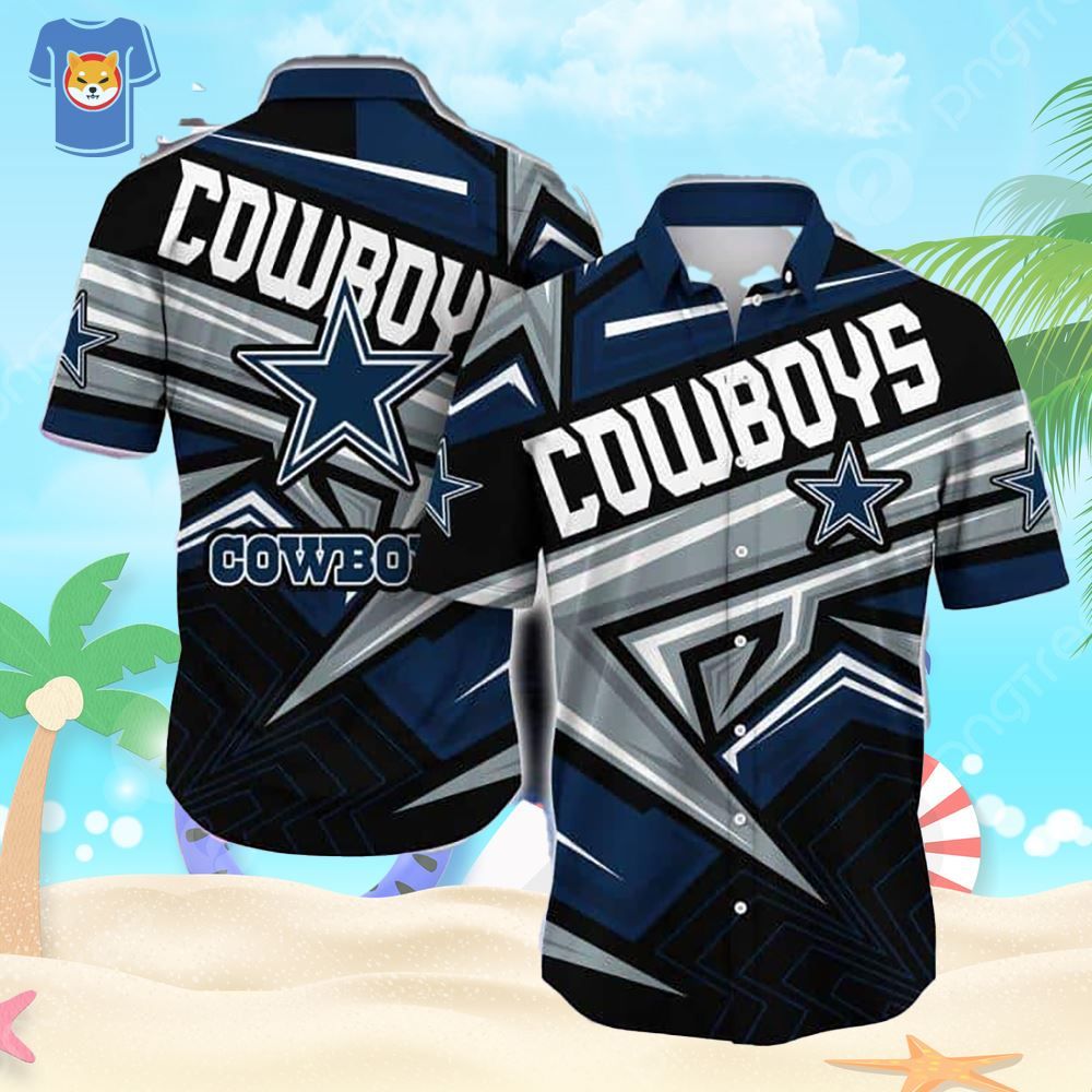 Trendy Summer Football Fan’s Dallas Cowboys Hawaiian Outfit