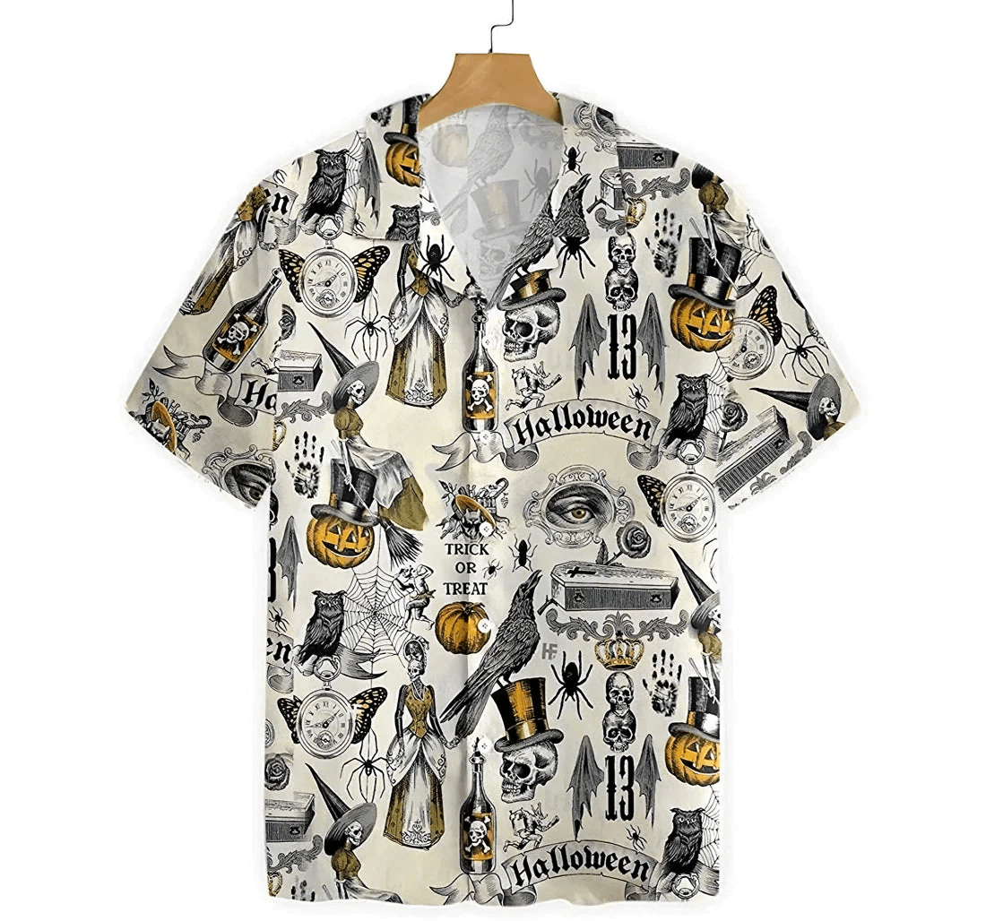 Trickery Halloween Hawaiian Shirt for Men and Women