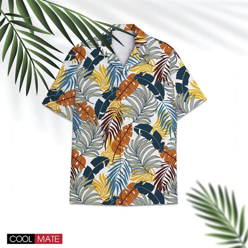 Tropical All Over Print Coconut Leaves Unisex Shirts