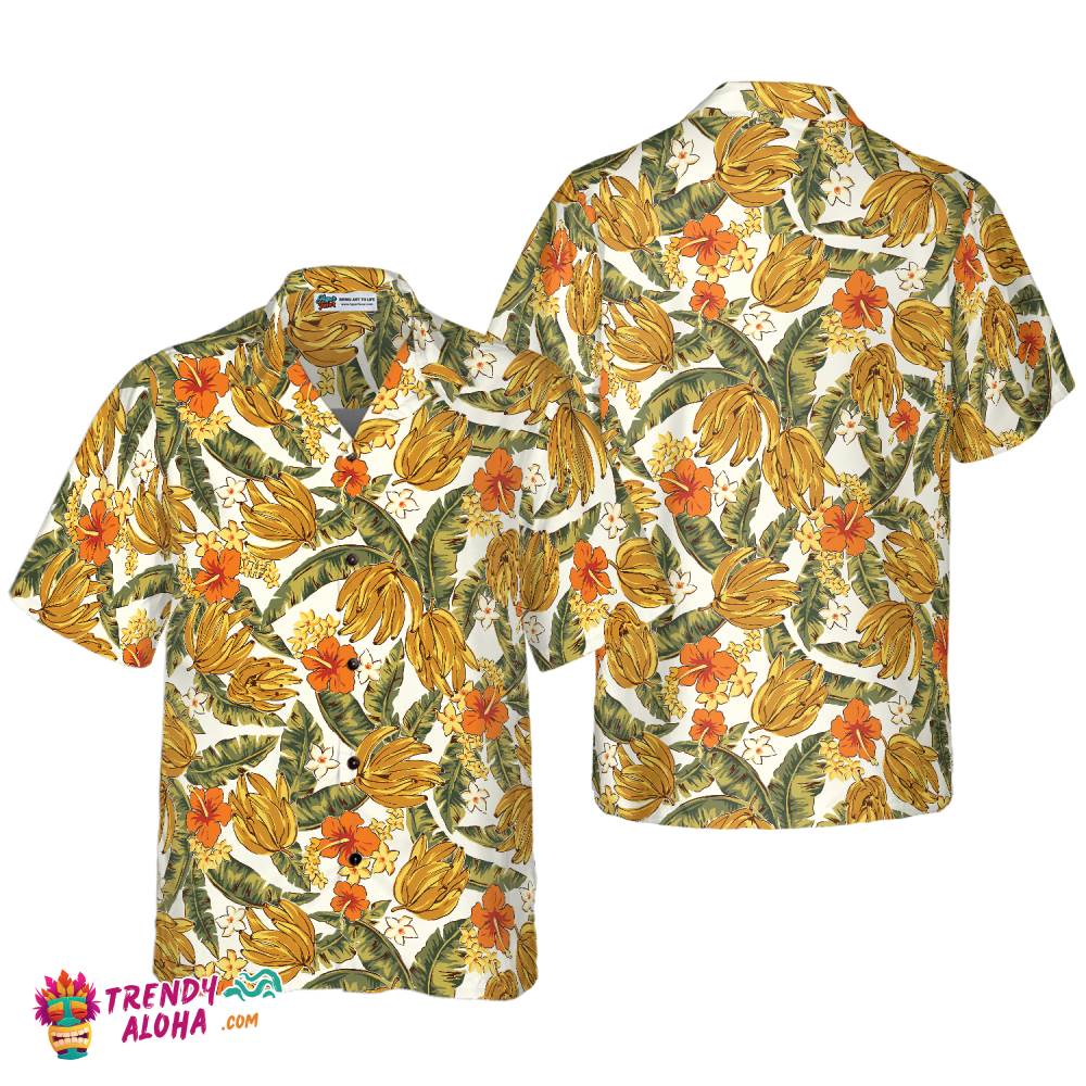 Tropical Banana Plant Hawaiian Shirt