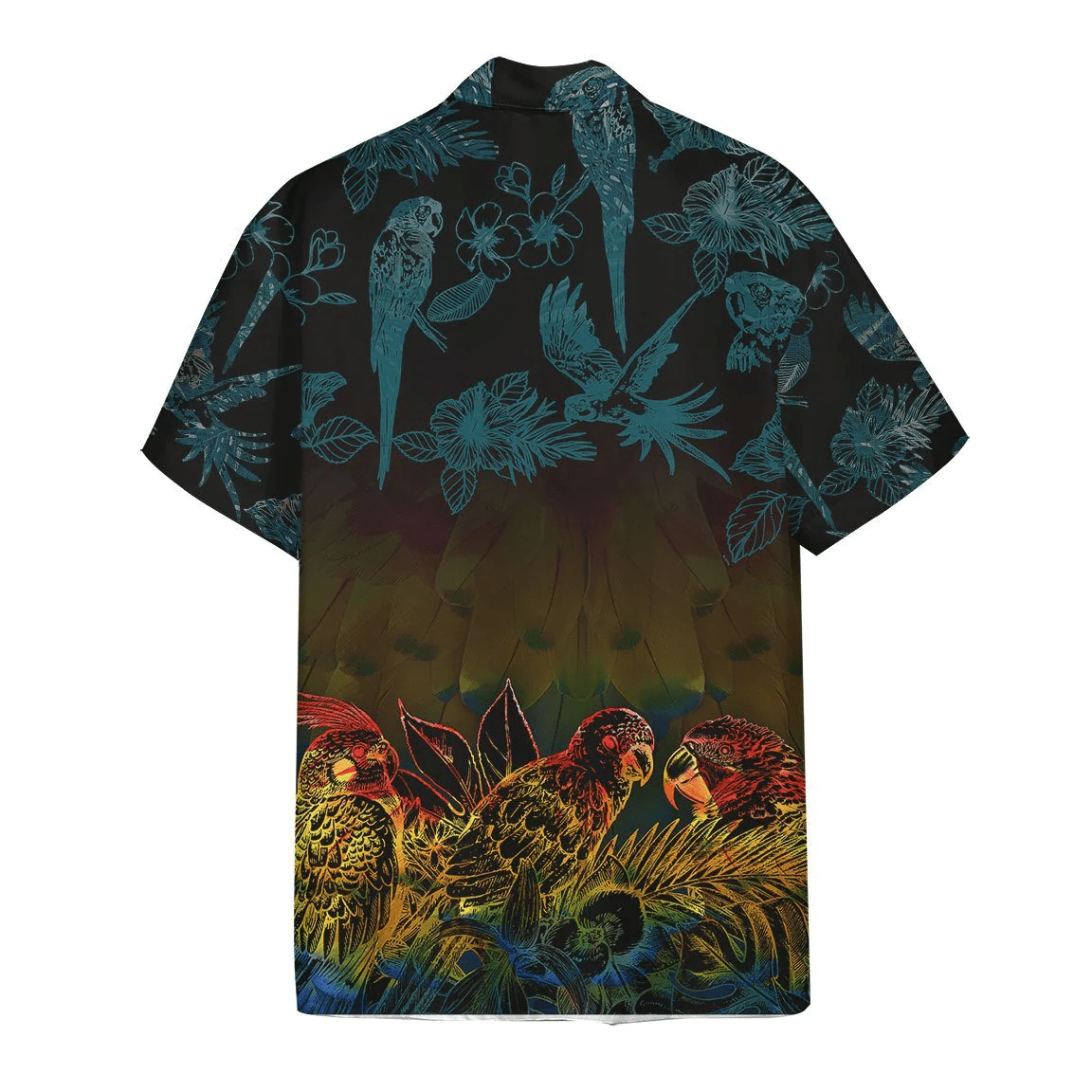 Tropical Birds Parrot Trendy Hawaiian Shirt, Parrot Lover Trendy Hawaiian Shirt For