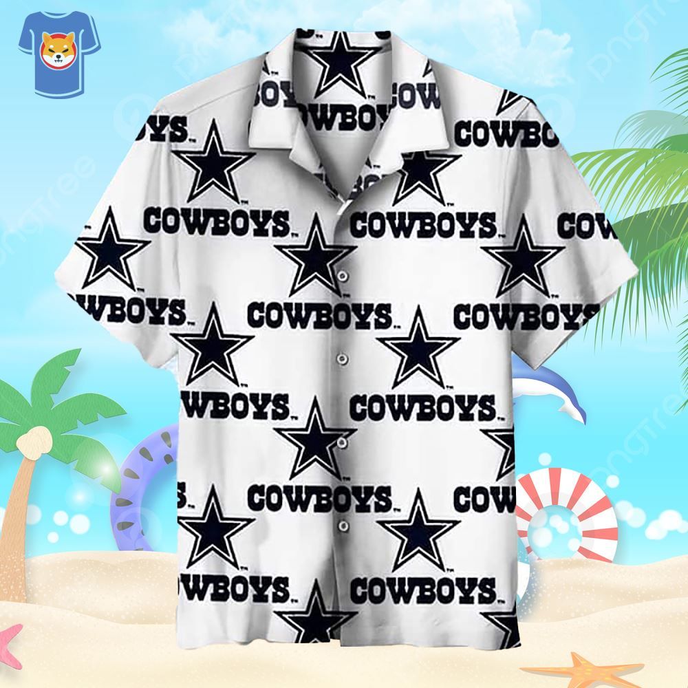 Tropical Dallas Cowboys Shirt Perfect for Mates
