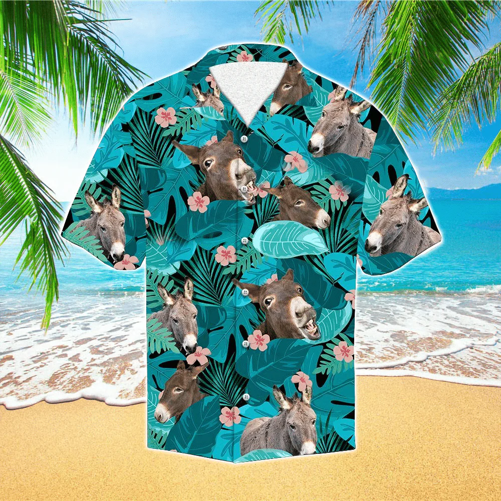 Tropical Donkey Trendy Hawaiian Shirt, Trendy Hawaiian Shirt For Men And Women Tropical Donkey Trendy Hawaiian Shirt, Trendy Hawaiian Shirt For Men And Women