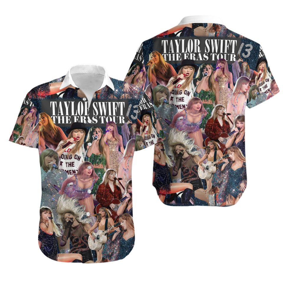 Tropical Floral Eras Tour Taylor Swift Hawaiian Shirt – 2023 Concert Style