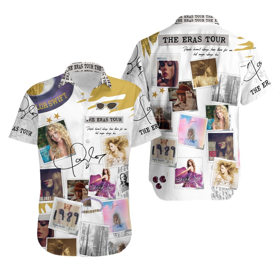 Tropical Floral Taylor Swift Hawaiian Shirt – Taylor Version Summer Edition