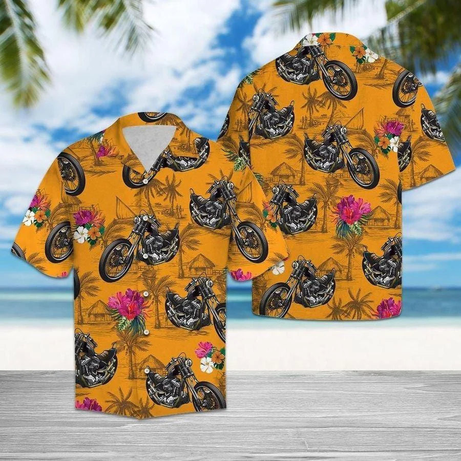 Tropical Flower Trendy Hawaiian Shirt
