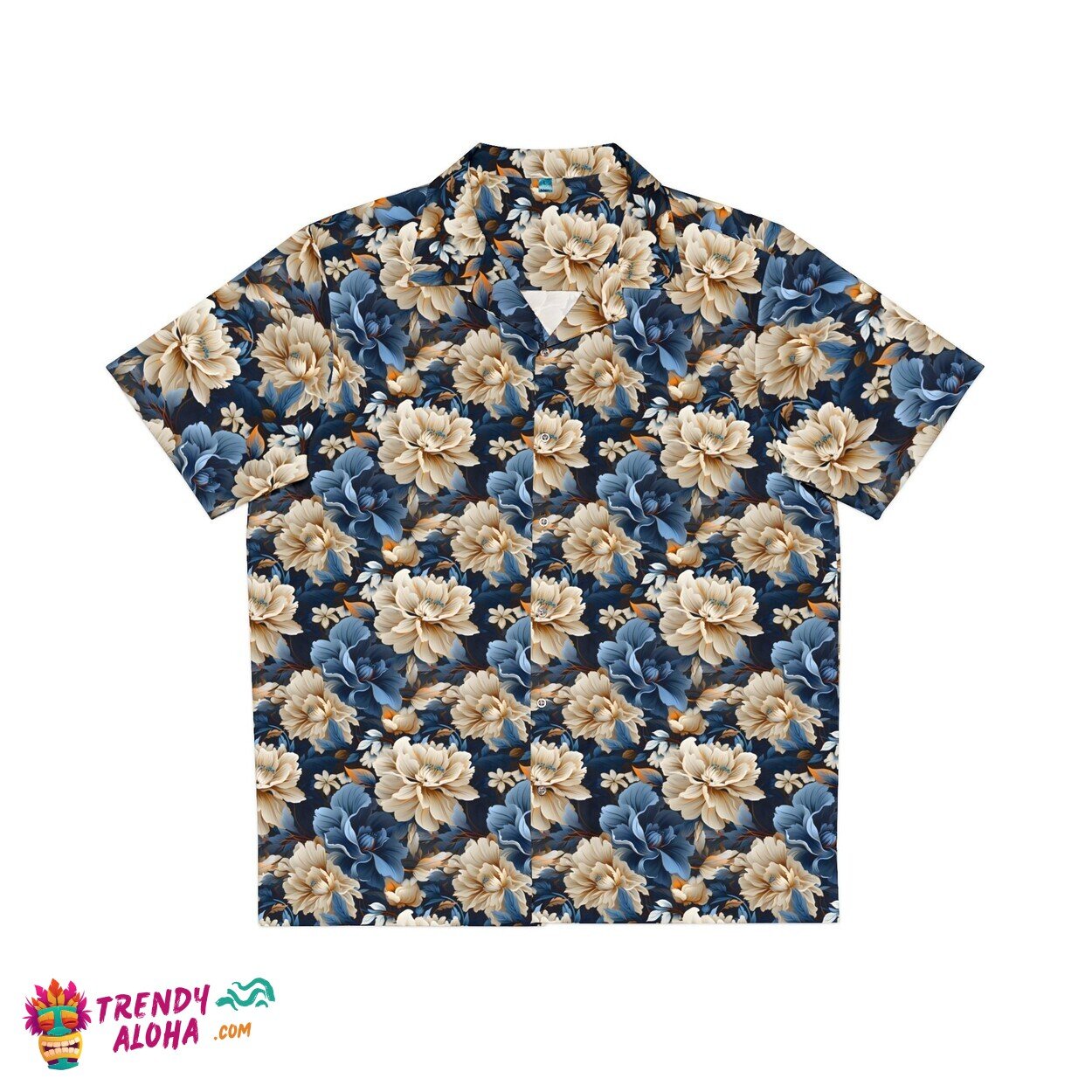 Tropical Geek Fashionista Floral Hawaiian Shirt Statement Piece