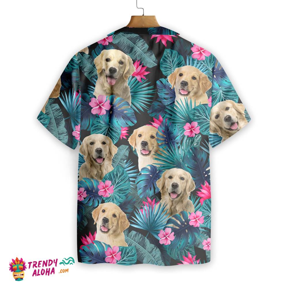 Tropical Golden Dog Hawaiian Shirt