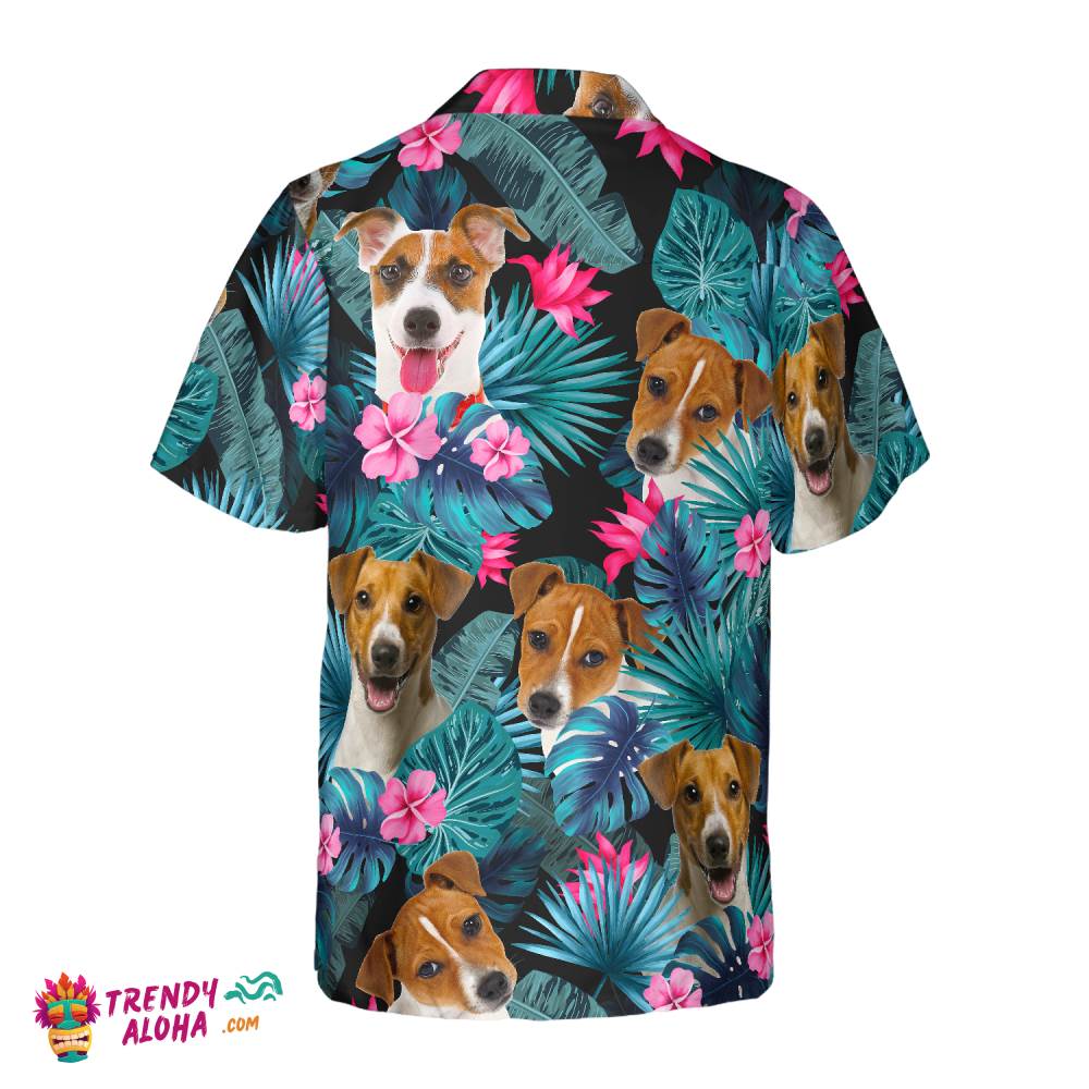 Tropical Jack Russell Terrier Hawaiian Shirt