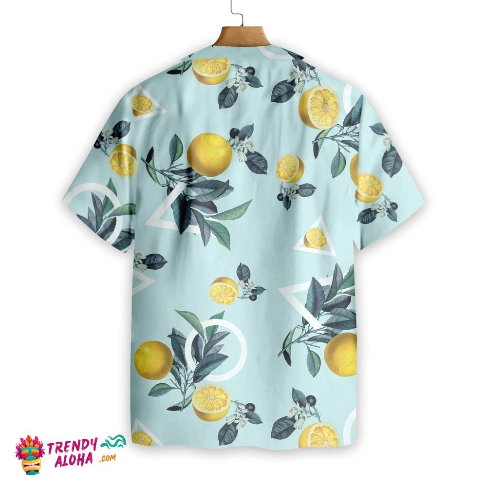 Tropical Lemon Pattern Hawaiian Shirt