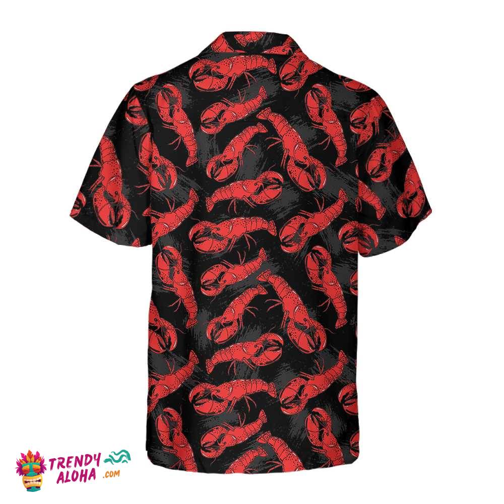 Tropical Lobster Hawaiian Shirt, Red Lobster Shirt For Men & Women, Gift For Lobster Lovers