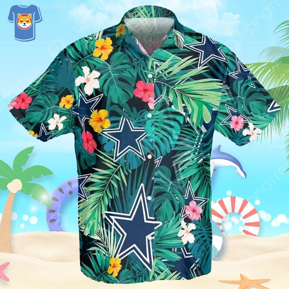 Tropical Palm Leaf Hawaiian Shirt for Players