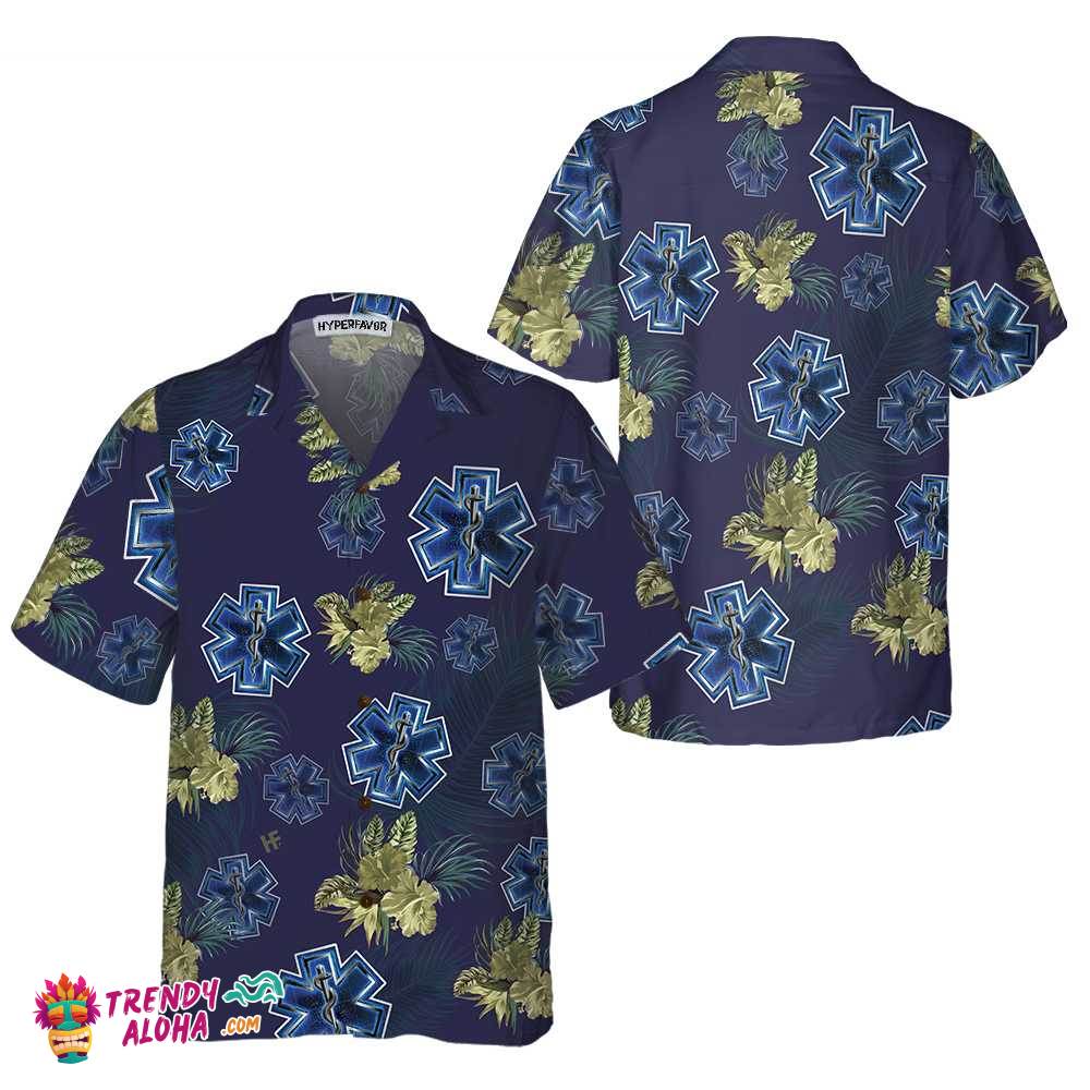 Tropical Paramedic Hawaiian Shirt, Funny Parademic Shirt For Men, Paramedic Gift Ideas Tropical Paramedic Hawaiian Shirt, Funny Parademic Shirt For Men, Paramedic Gift Ideas