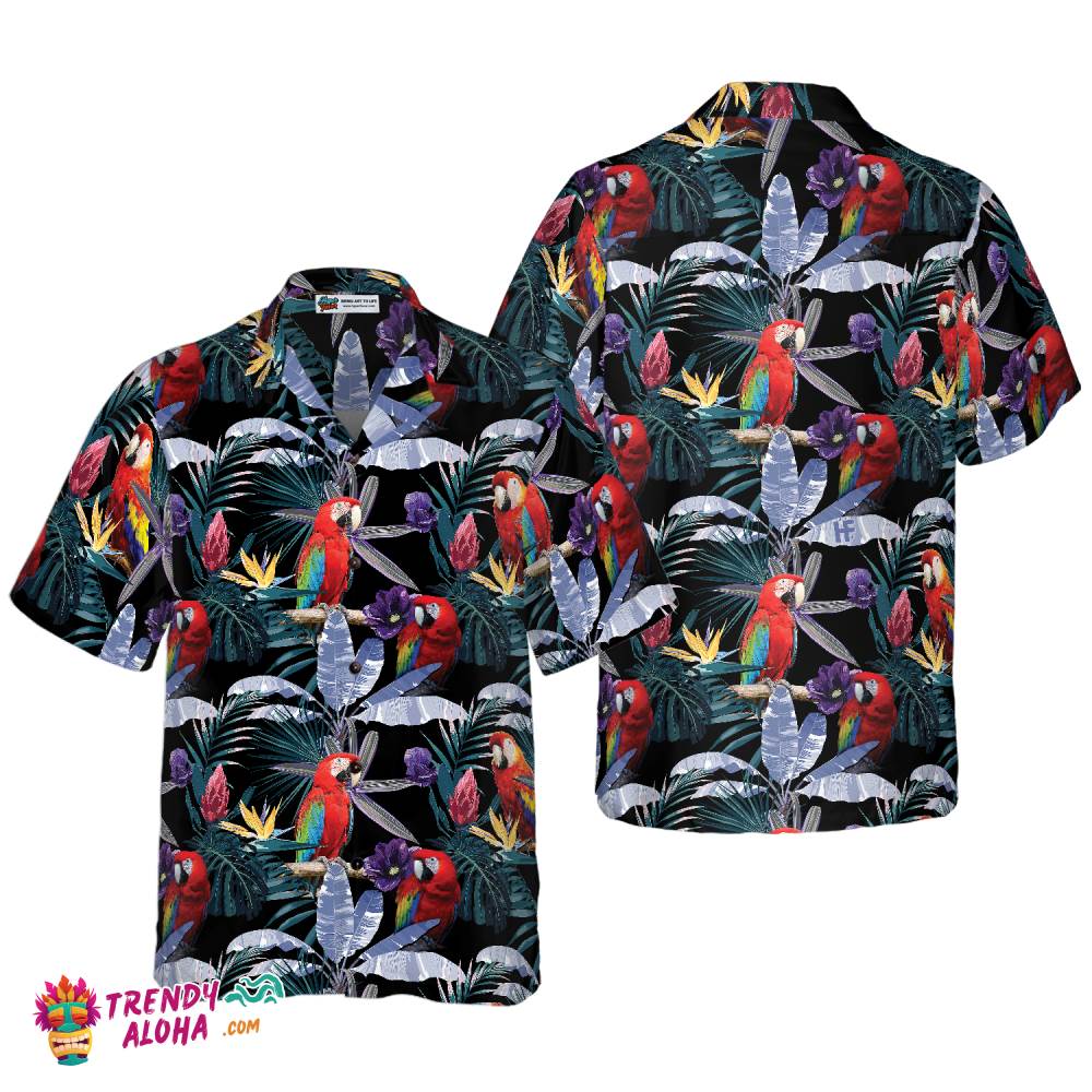Tropical Parrot V1 Hawaiian Shirt