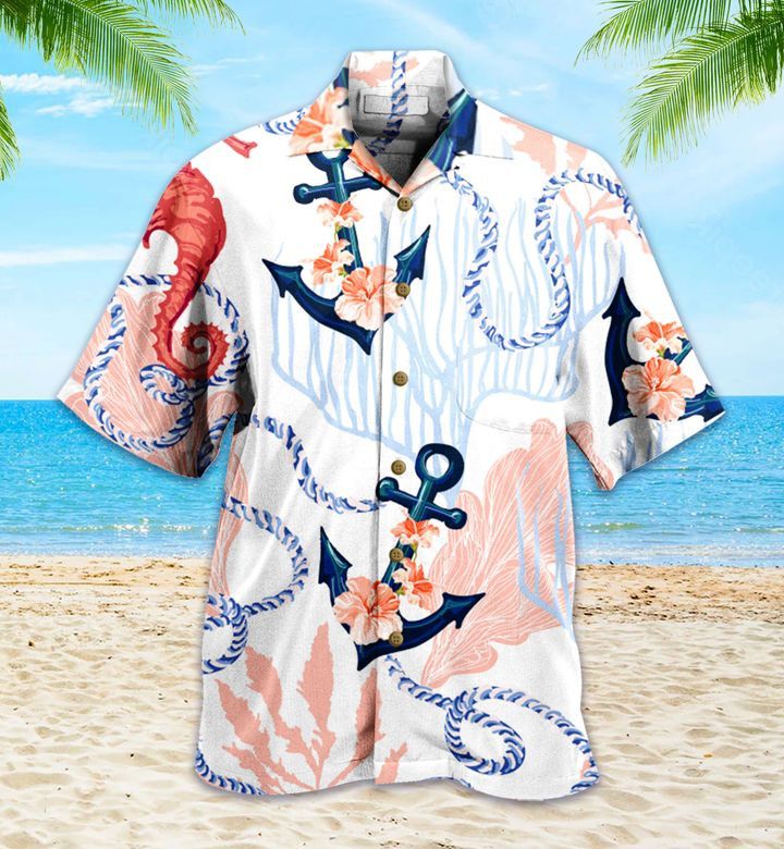 Tropical Pattern Corals Pink Hawaiian Shirt 3D Summer Gifts