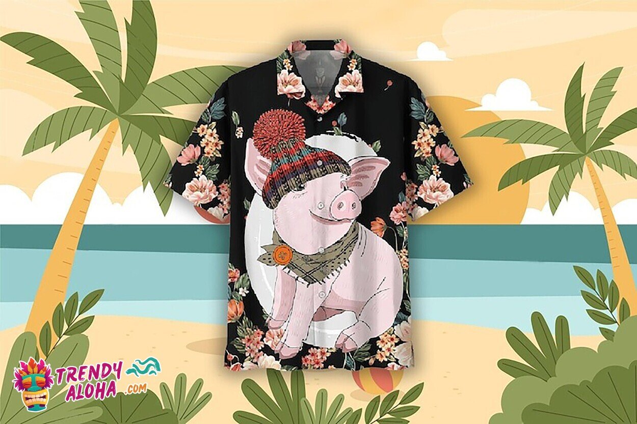 Tropical Pig Lovers Aloha Summer Beach Animal Hawaiian Shirt