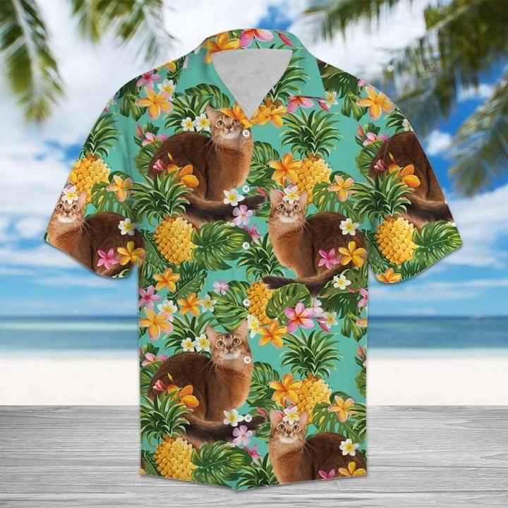 Tropical Pineapple And Plumeria With Somali Trendy Hawaiian Shirt Tropical Pineapple And Plumeria With Somali Trendy Hawaiian Shirt