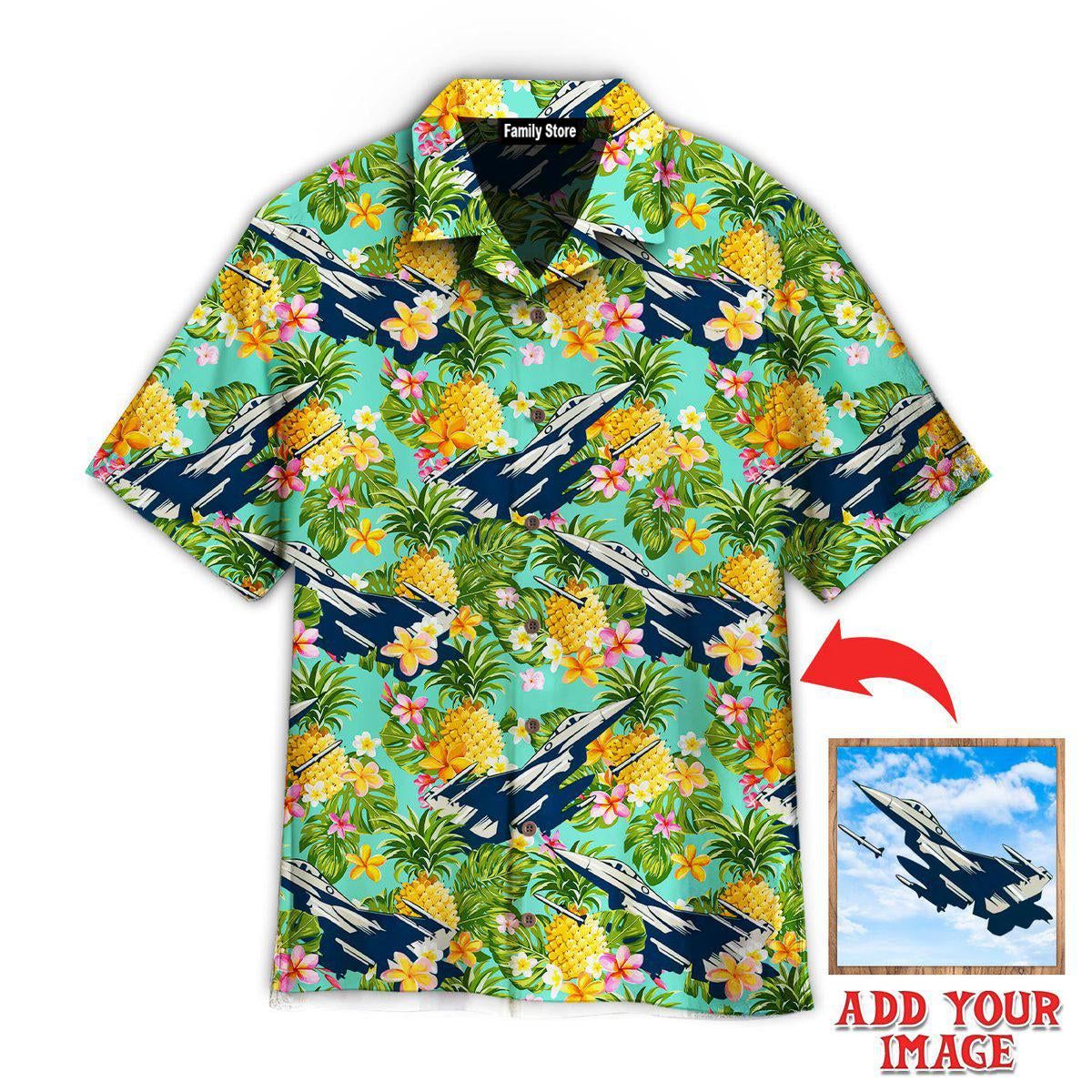 Tropical Pineapple Custom Hawaiian Shirt
