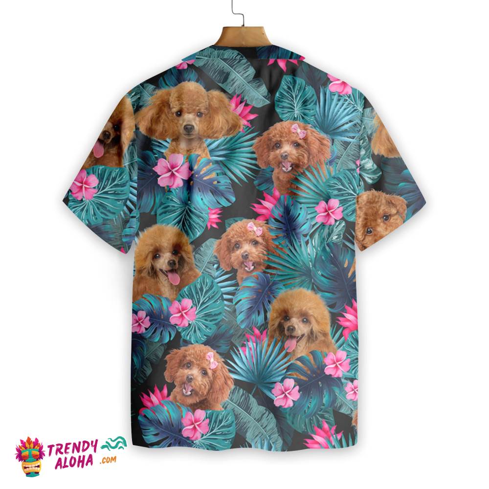 Tropical Poodle Hawaiian Shirt
