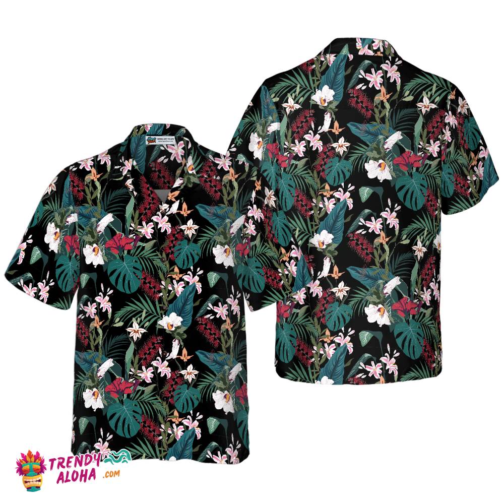 Tropical Seamless Pattern 1 Hawaiian Shirt Tropical Seamless Pattern 1 Hawaiian Shirt