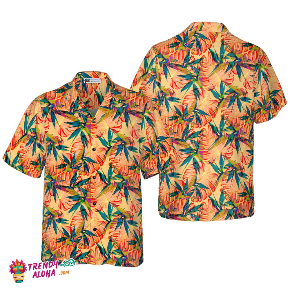 Tropical Seamless Pattern 4 Hawaiian Shirt Tropical Seamless Pattern 4 Hawaiian Shirt