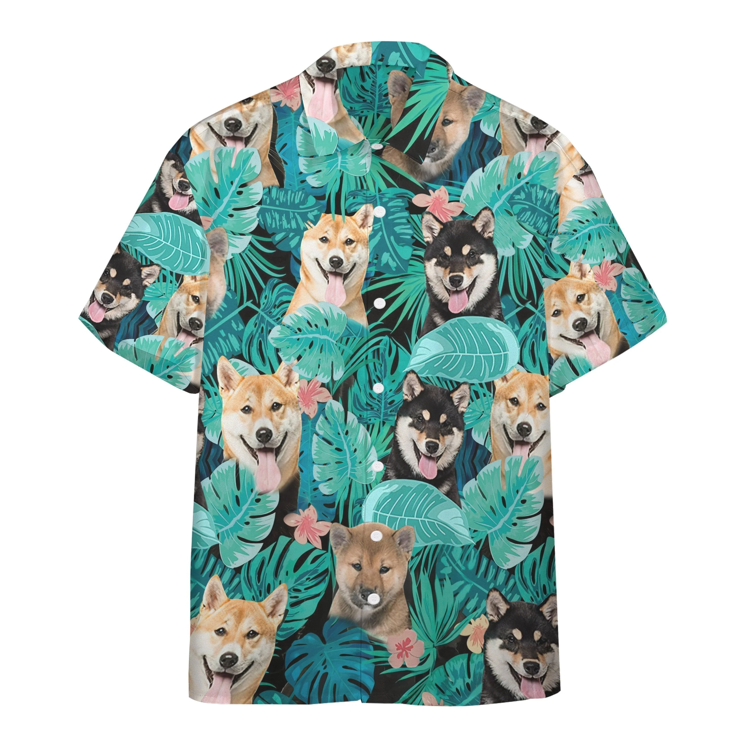 Tropical Shiba Inu Trendy Hawaiian Shirt