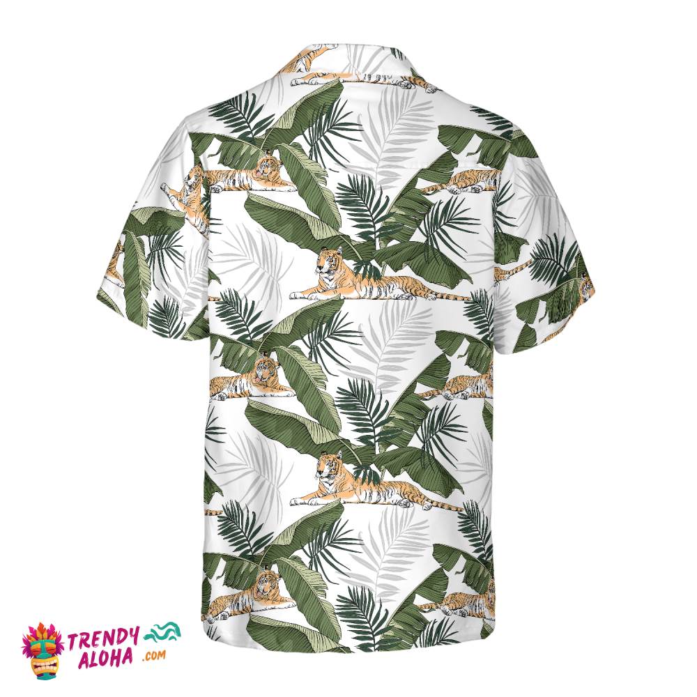 Tropical Tiger Hawaiian Shirt