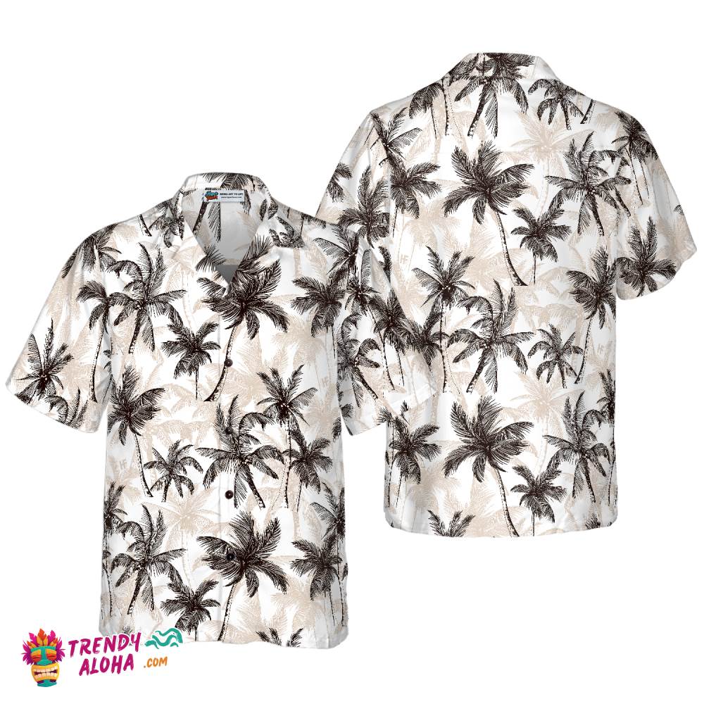 Tropical Vintage Palm Tree Hawaiian Shirt Tropical Vintage Palm Tree Hawaiian Shirt
