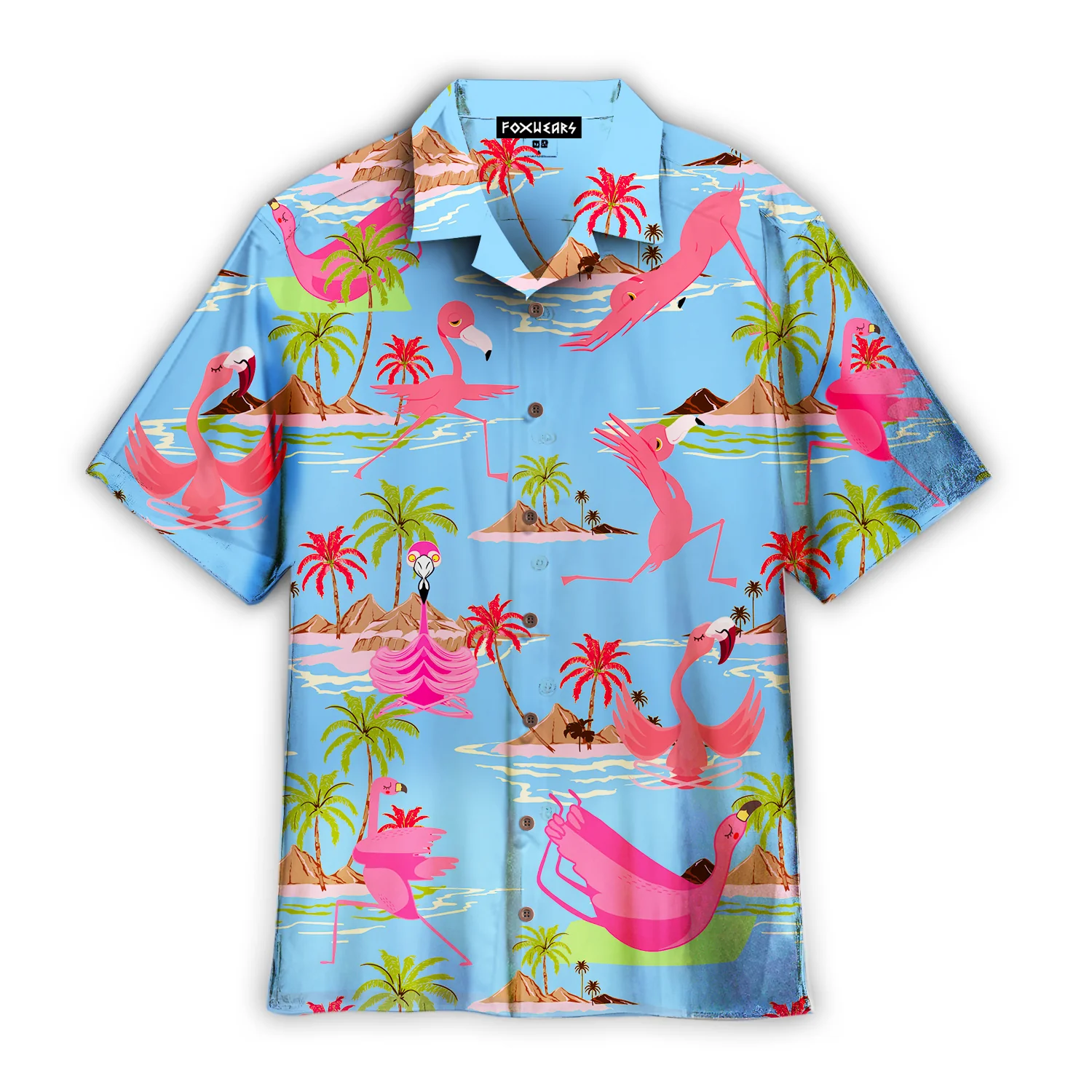 Tropical Workout Yoga Flamingo Trendy Hawaiian Shirt Tropical Workout Yoga Flamingo Trendy Hawaiian Shirt