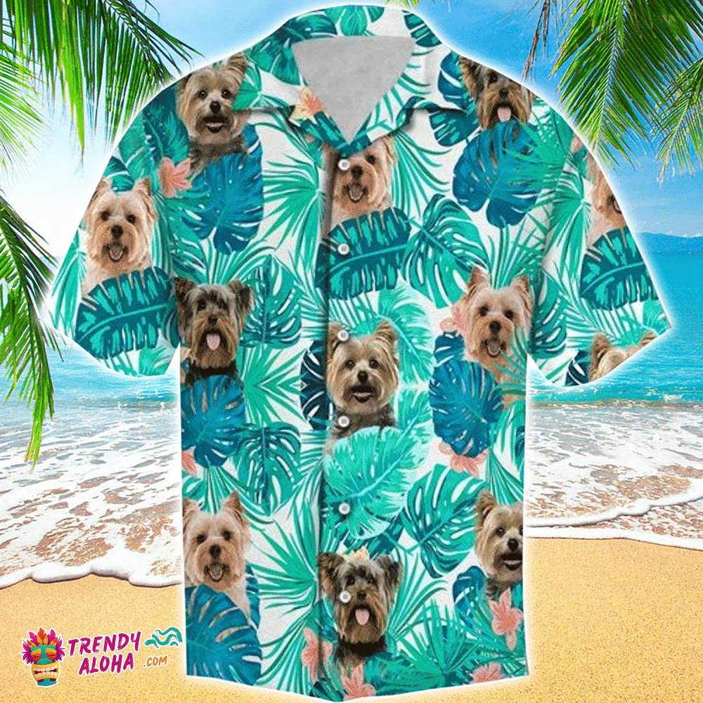 Tropical Yorkshire Terrier Colorful Best Hawaiian Aloha Beach Shirt