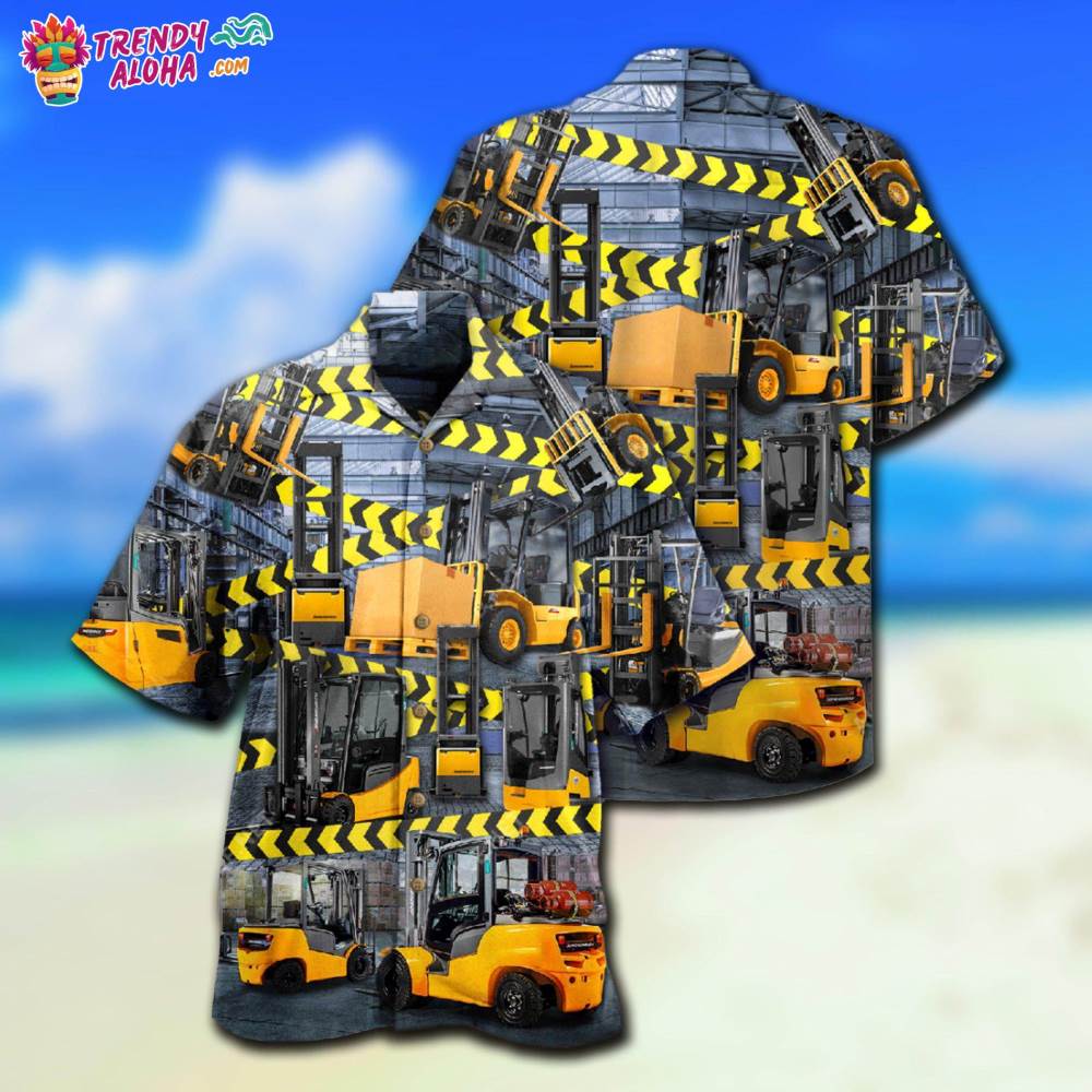 Truck Be Careful For Yellow Klift Trucks Are Coming Here Hawaiian Shirt – Trendy Aloha